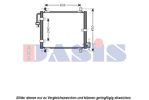 AKS DASIS Lauhdutin, ilmastointilaite 512004N